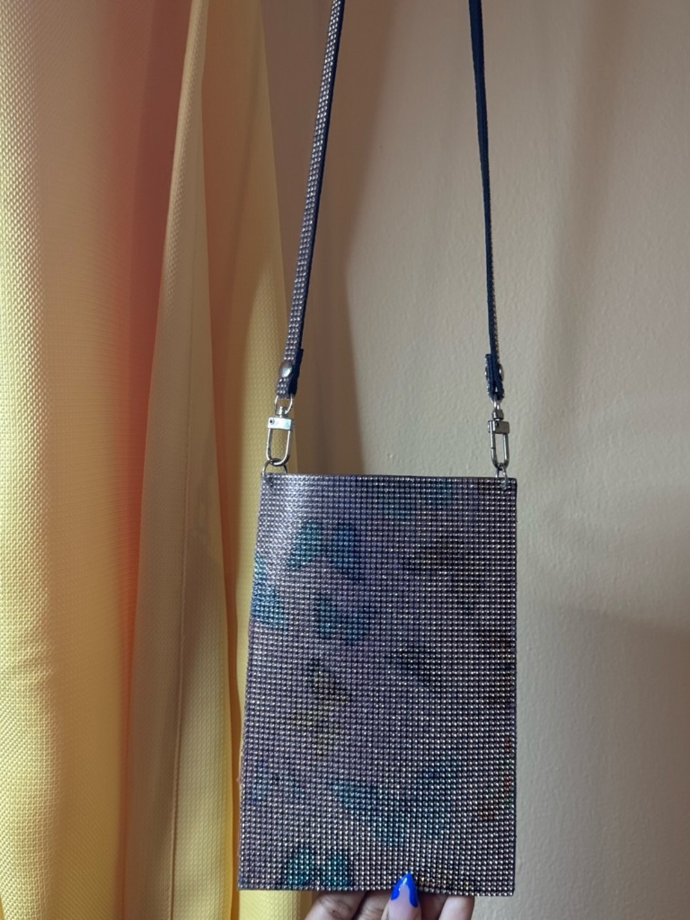 Crystal Mesh Crossbody Bag
